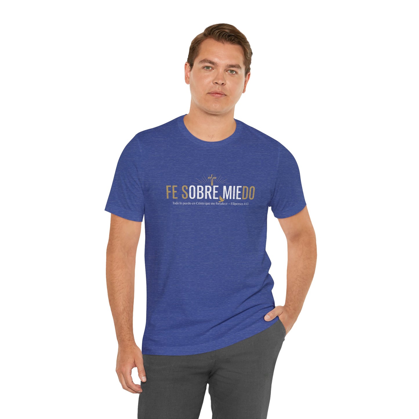 Fe Sobre Miedo • Faith Over Fear • Filipenses 4:13 Tee